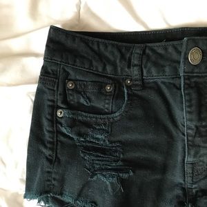 AE denim shorts